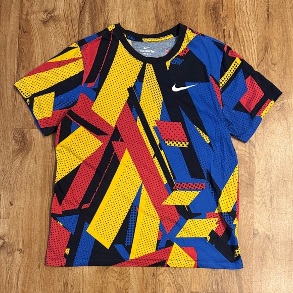Nike Other - Nike Men’s Geometric Jacquard Dri-Fit T-Shirt - Multi - Large